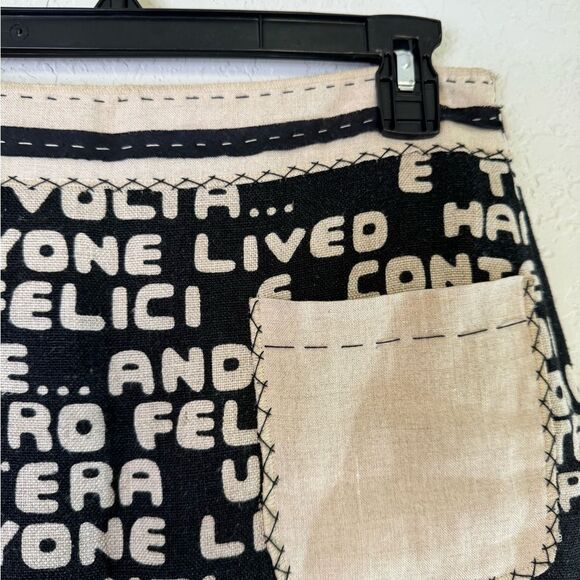 Moschino Cheap & Chic Vintage Graphic Text Mini Skirt Italy - Picture 4 of 10